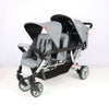 Familidoo Lightweight Stroller - 3 Seat - with FREE Rain Cover